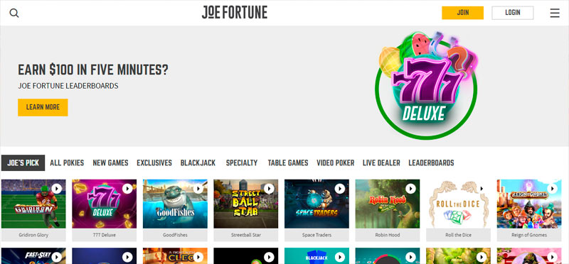 Joe Fortune Casino